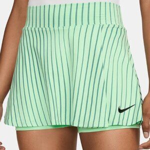 Nike Green Striped Women's Skort
